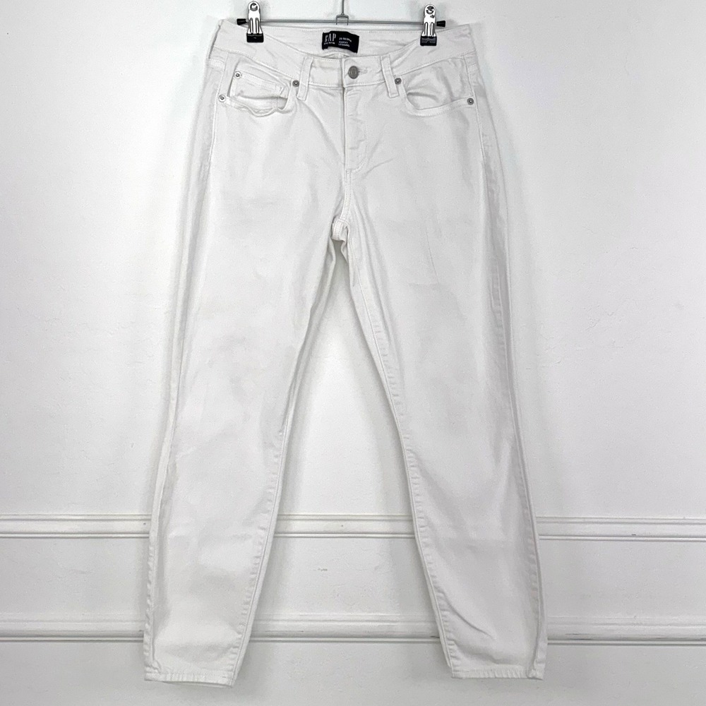 GAP Denim Women's White Curvy Legging Jeans Size 29‎ Regular